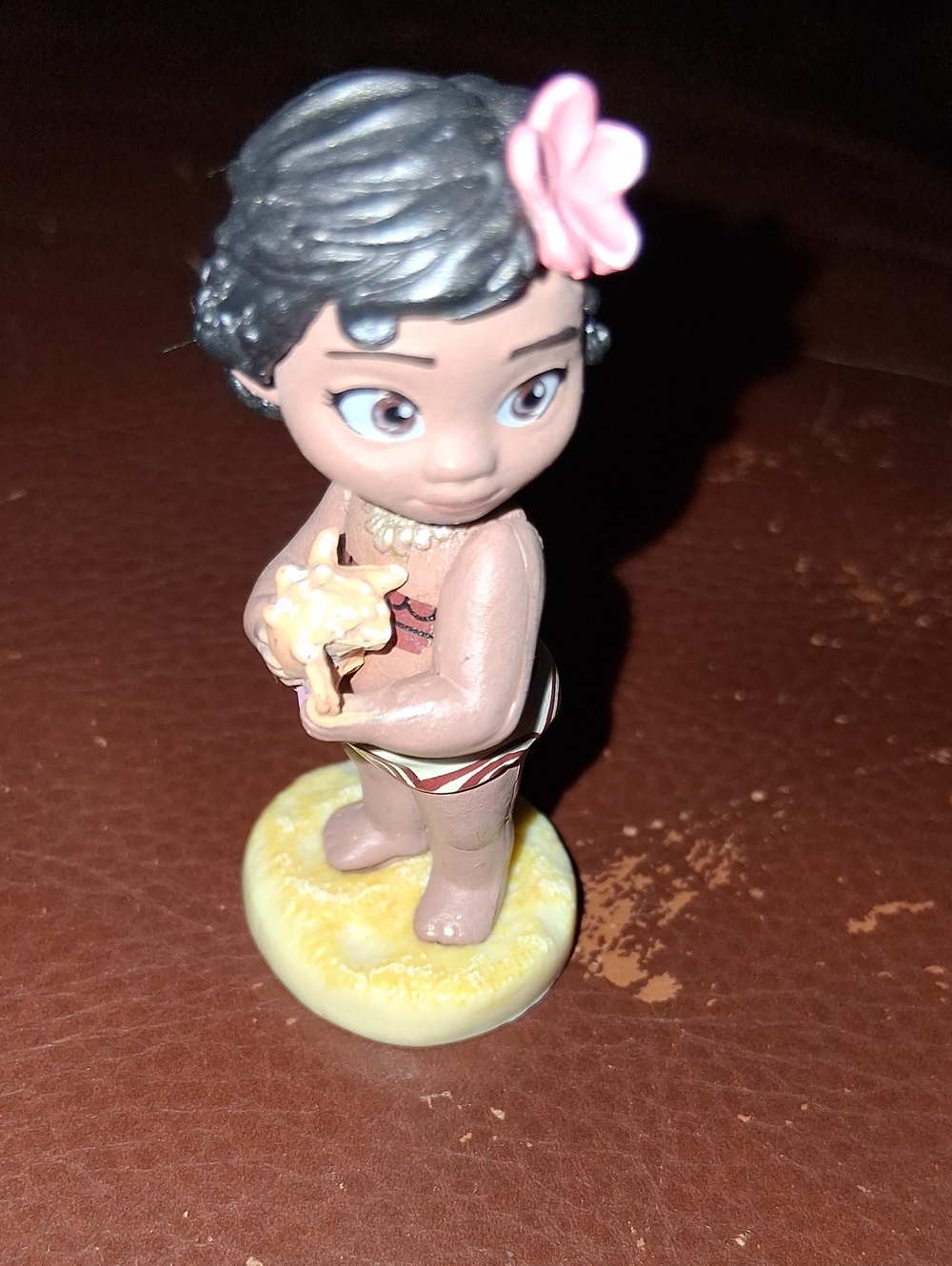 Toddler Moana Figure  - Pink Flower Accent
